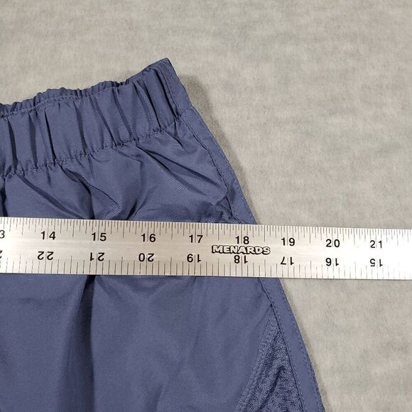 adidas Shorts Womens Large Blue Mesh Running Training Elastic Waist Drawstring - Picture 3 of 9